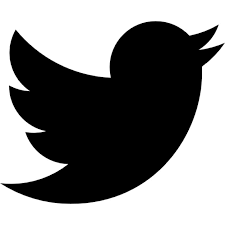 logo twitter blanco negro