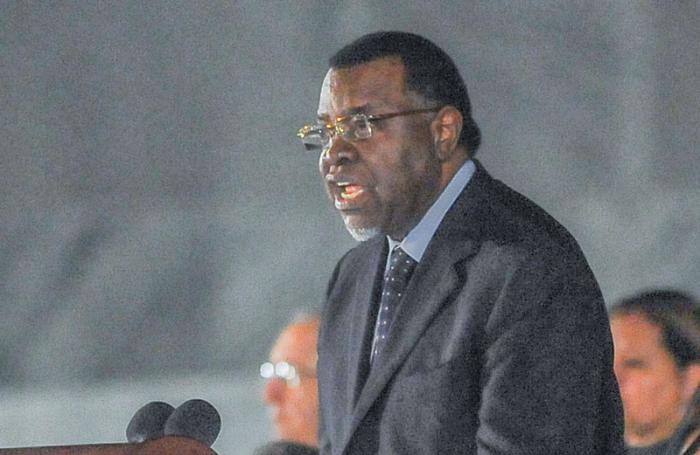 presidente namibia homenaje fidel