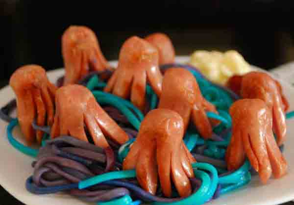 espaguetis de colores para niños 10