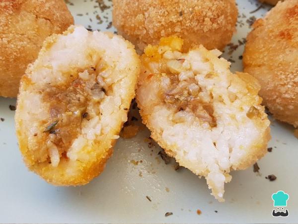 Bolitas de arroz al horno 1