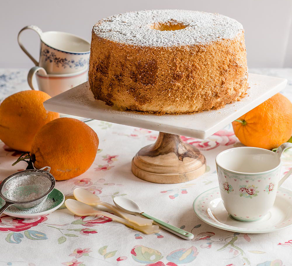 chiffon cake naranja 0