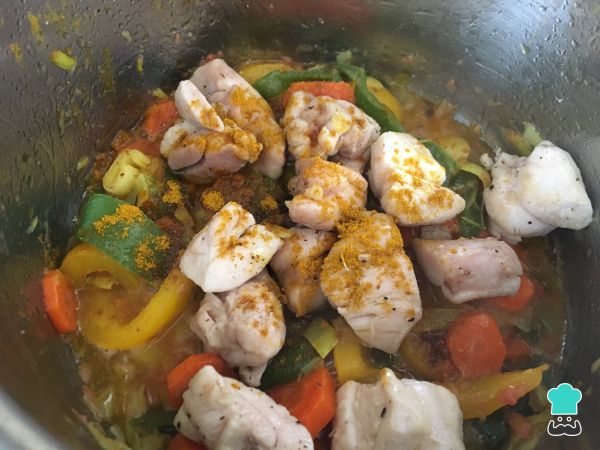 lentejas con pollo al curry 7