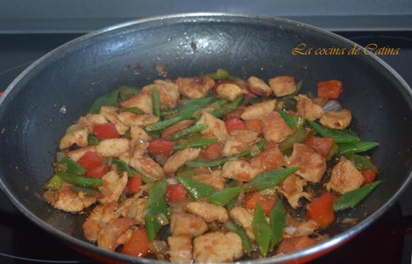 paella de pollo con habichuela 2