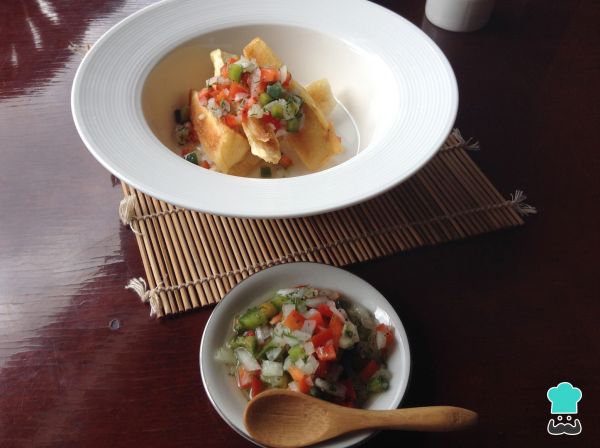 Yuca con mojo venezolano 9