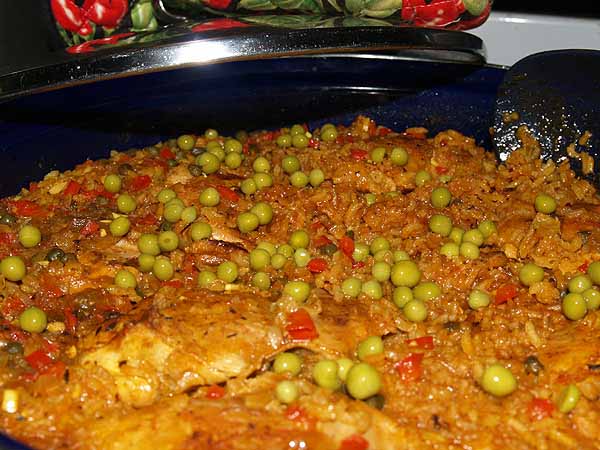 arroz con pollo a la chorrera