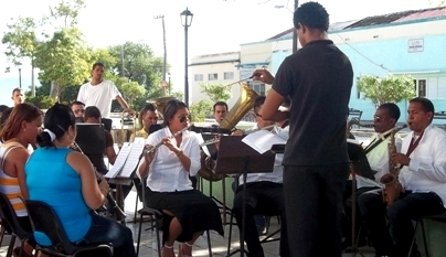 banda de conciertos de Caimanera
