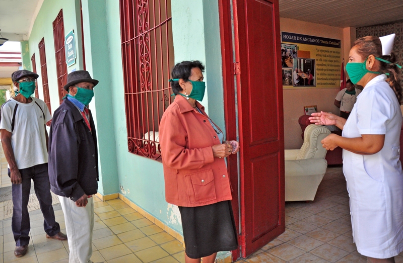 vcr 000000040 Hogar de ancianos Santa Catalina frente a la Covid 19 guantánamo