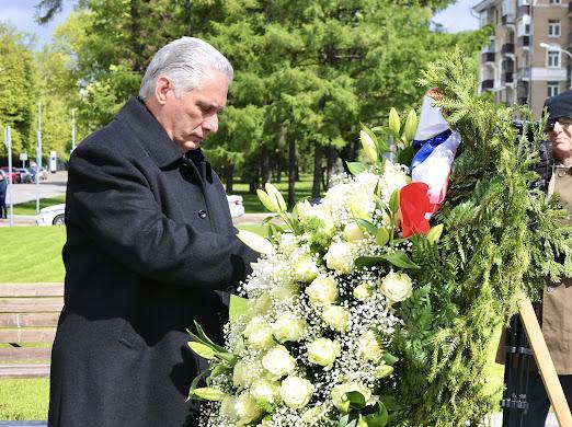 Diaz Canel en Moscu 1