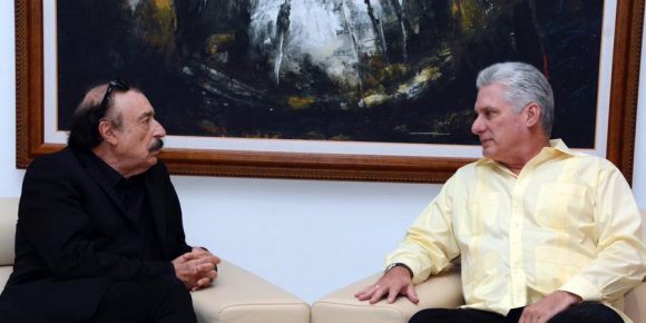 Díaz Canel y Ramonet 24 de septiembre de 2019 580x290