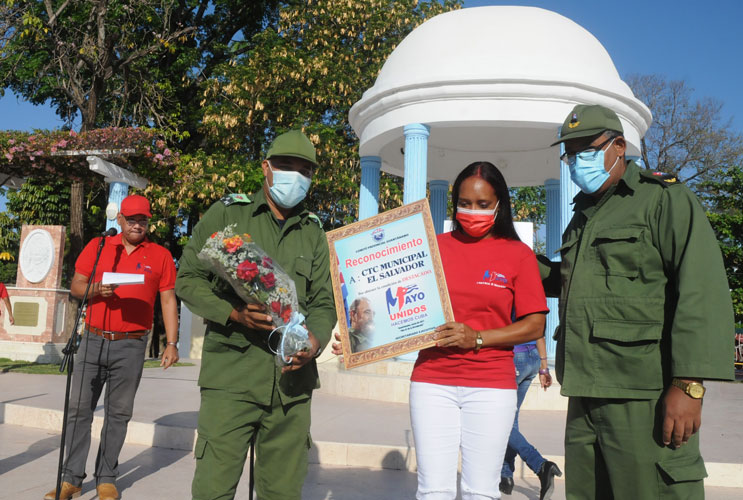 Reconocimiento municipio El Salvador Primero de Mayo