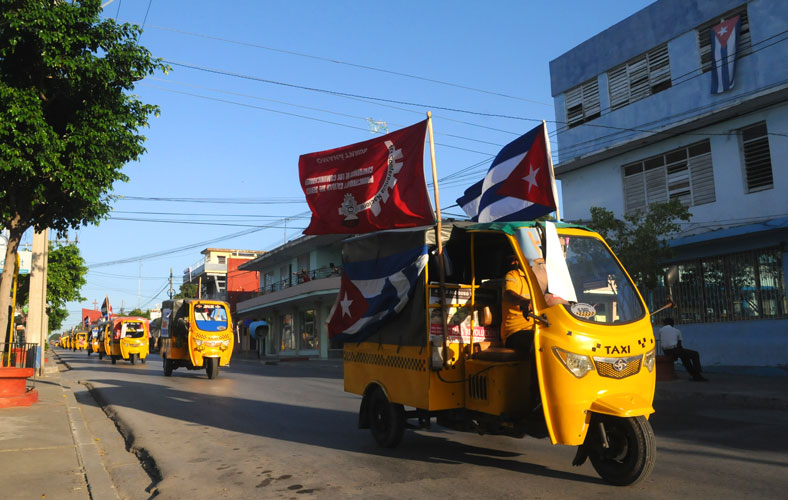 cuentapropistas transporte caravana antibloqueo 
