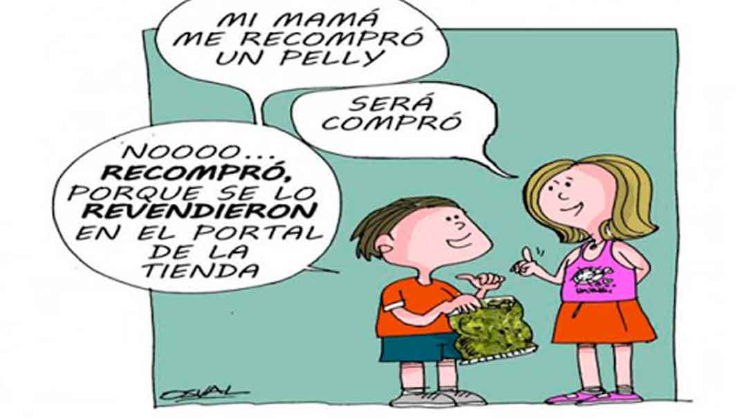 i caricaturas revendedores adelante