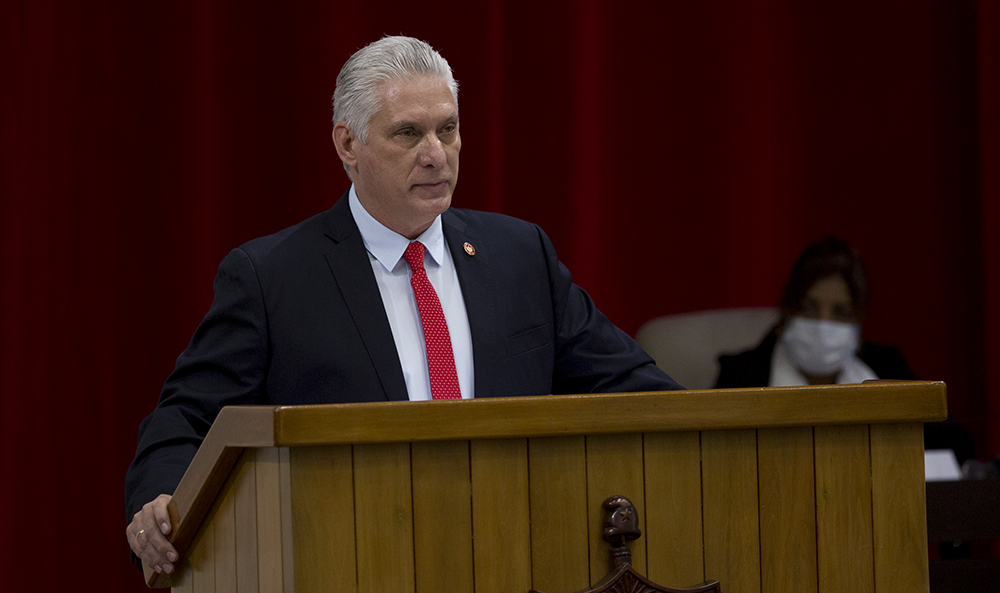 díaz canel en la asamblea nacional 1