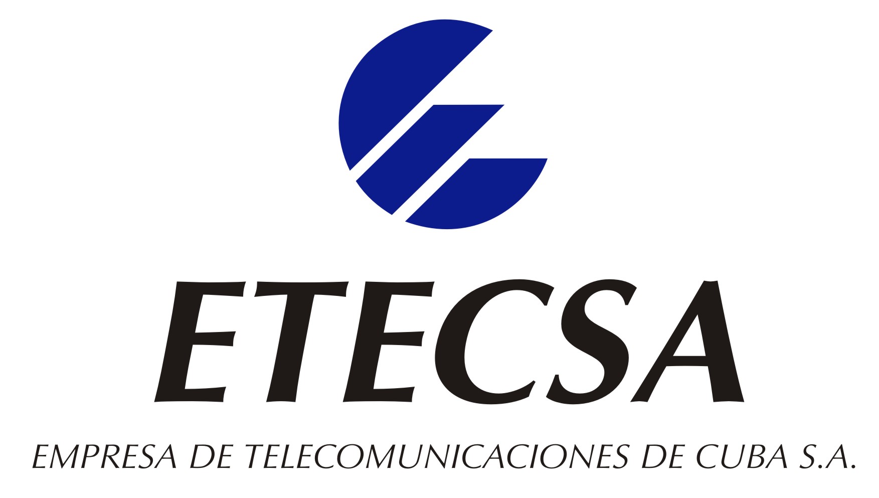 Logotipo etecsa version piramidal 
