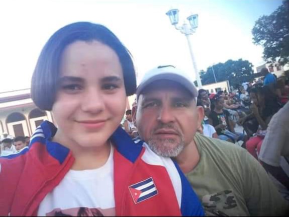 Lorena Maria y su padre