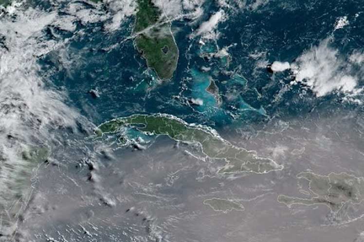 polvo del Sahara sobre Cuba