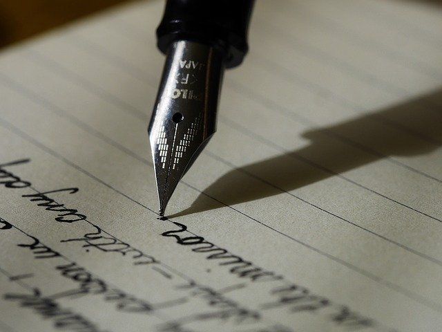 como escribir con estilográfica