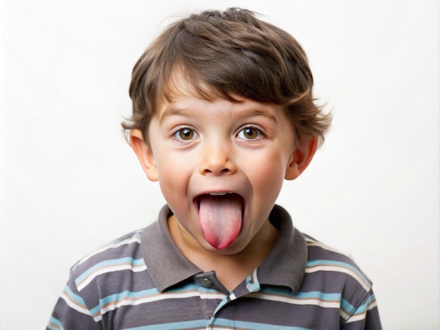 nino sacando lengua manera burlona alguien 1218867 28919 1