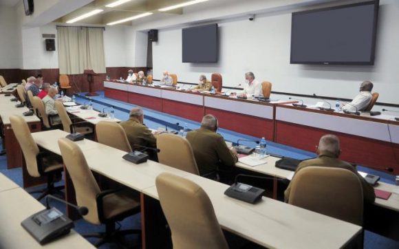 Reunión del Buró Político PCC octubre 2020 580x362