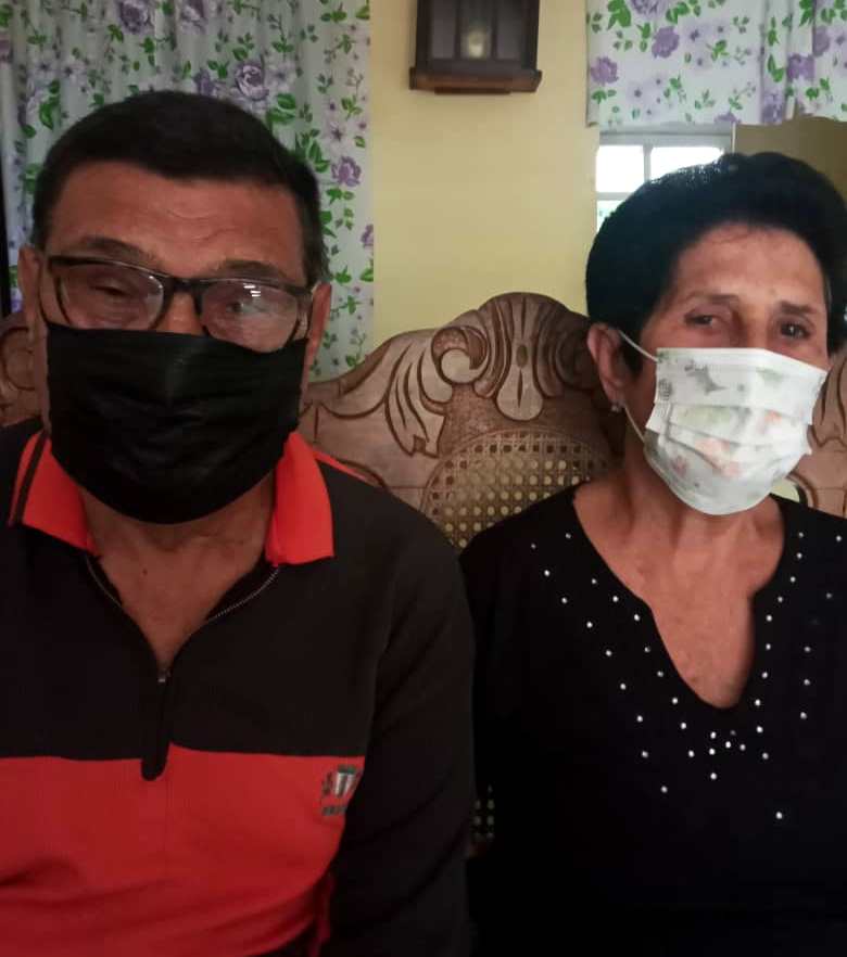 Domingo Almaguer y Neida Machuca