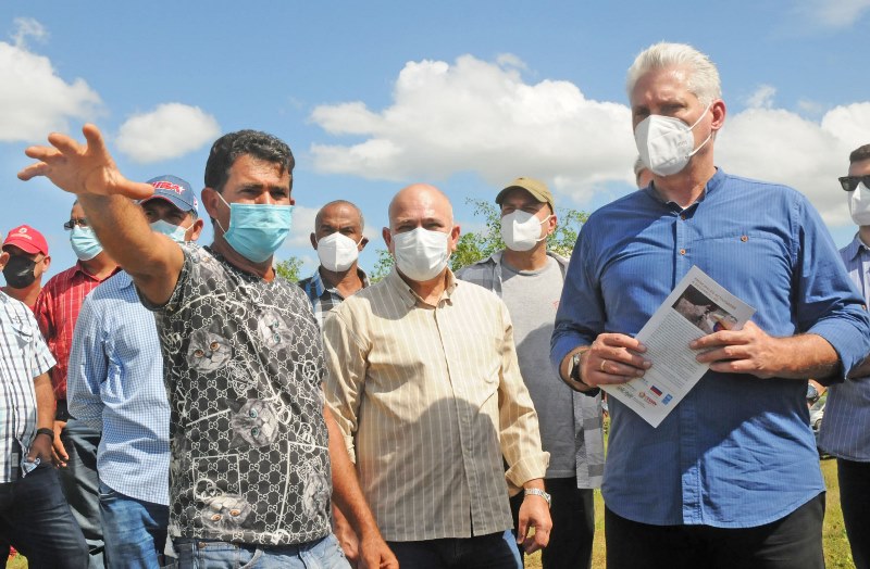 Díaz Canel en Guantánamo 11 11 2021 2