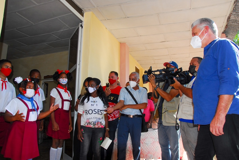 Díaz Canel en Guantánamo 11 11 2021 4