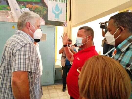 diaz canel en Guantánamo 2022