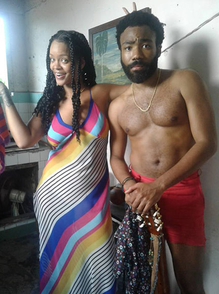 rihanna y gambino