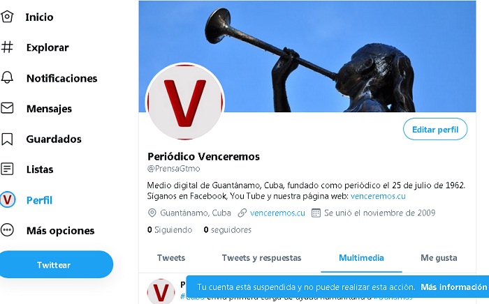 Venceremos bloqueado