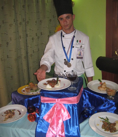 joven cocinero ganador