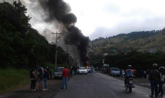 honduras cierre de carreteras 580x346