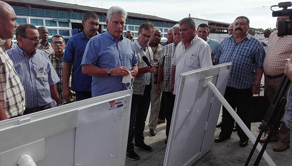 Díaz Canel visita Villa Clara