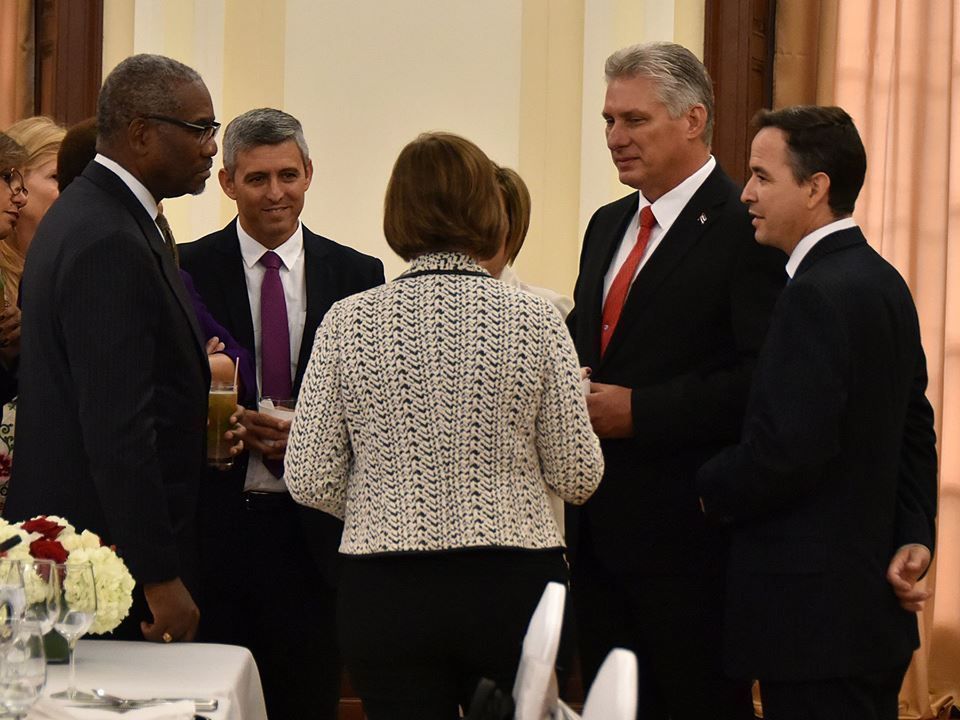 Miguel Díaz Canel se reúne con congresistas de Estados Unidos 4