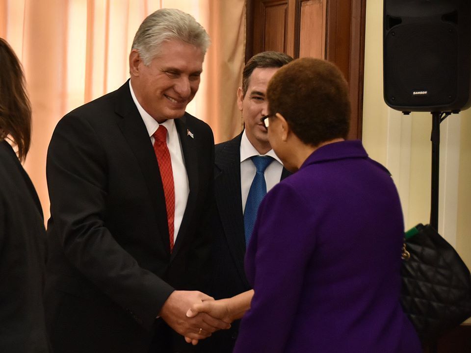 Miguel Díaz Canel se reúne con congresistas de Estados Unidos