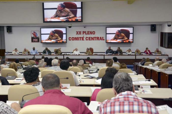 XII pleno PCCC Cuba