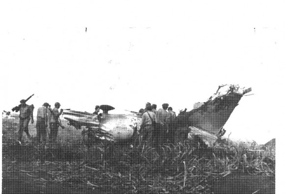 avion mercenario derribado playa giron-580x395