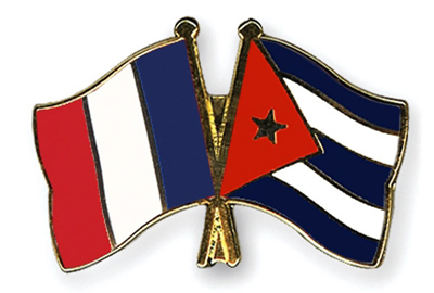 banderas cuba francia