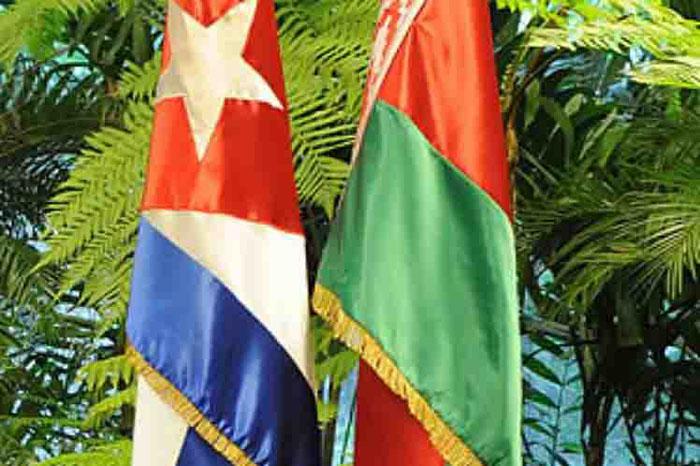 belarus cuba banderas