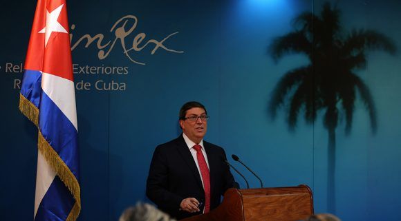 bruno rodriguez en conferencia de prensa 580x321