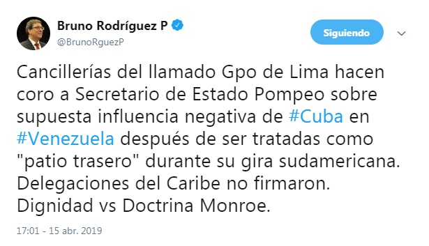 bruno doctrina monroe