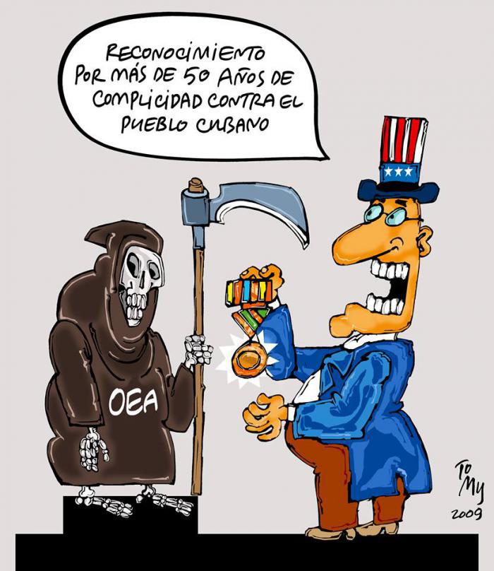 caricatura oea injerencia