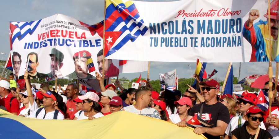 cuba venezuela desfile primero mayo