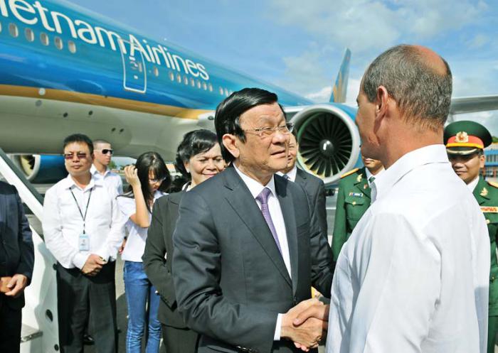 despedida presidente vietnam