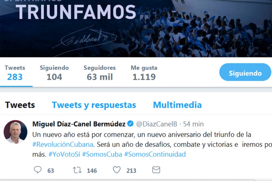 diaz canel desafios2019