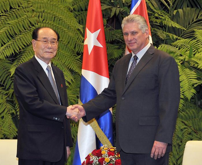diaz canel dirigente coreano
