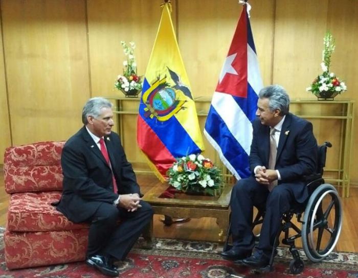diaz canel lenin moreno