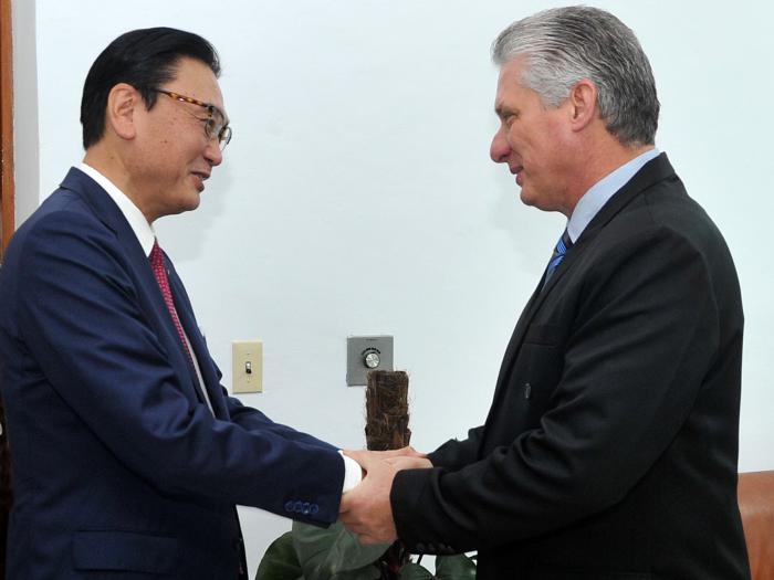 diaz canel presidente liga japonesa