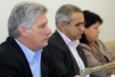 diaz canel comisiones parlamento