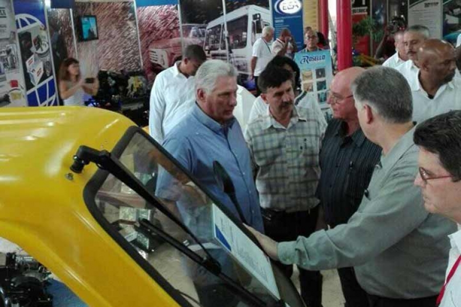 diaz canel feria negocios