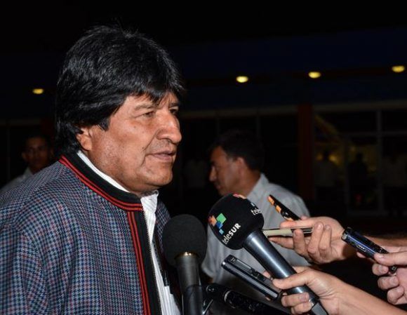evo morales en cuba 580x449